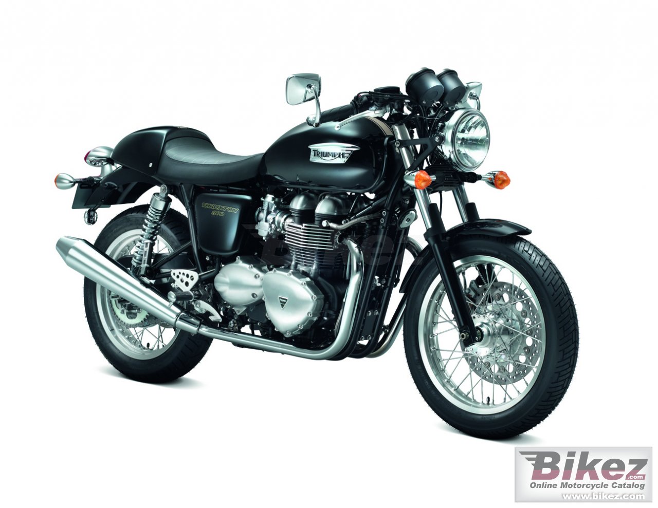 Big Triumph thruxton picture and wallpaper from Bikez.com